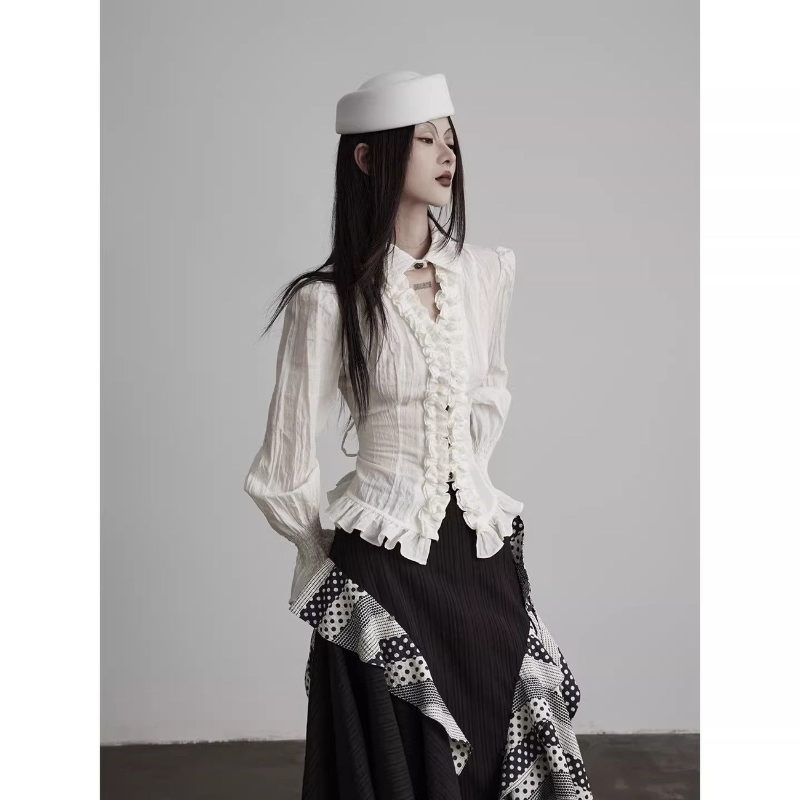 Spring Y2k Aesthetic Shirts Wo - Summer Grunge Clothing recension och pris