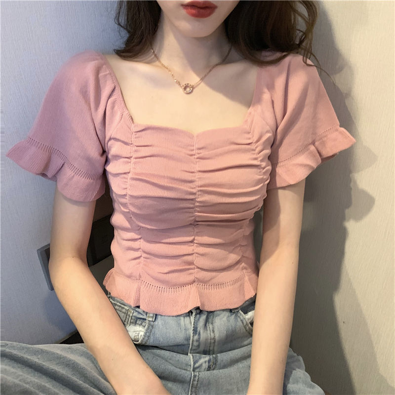 Knitted Fashion Blouse Woman R - Summer Youth Clothing recension och pris