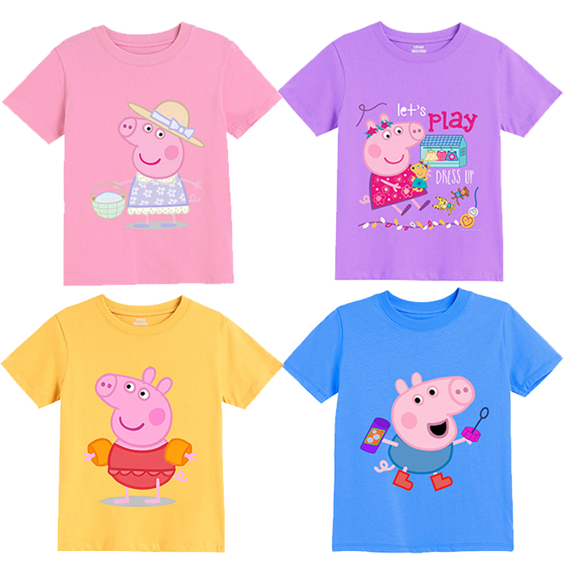 Peppas Pig Girl T Shirt George - Summer Clothing Kids Boys recension och pris