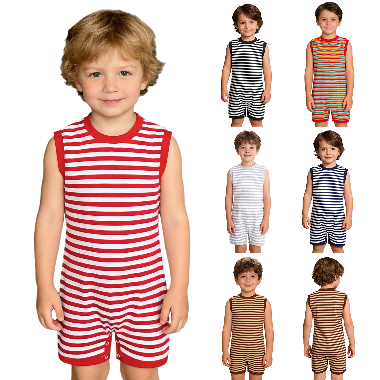 Kid Boys Girls One-piece Speci - Summer Clothing Kids Boys recension och pris