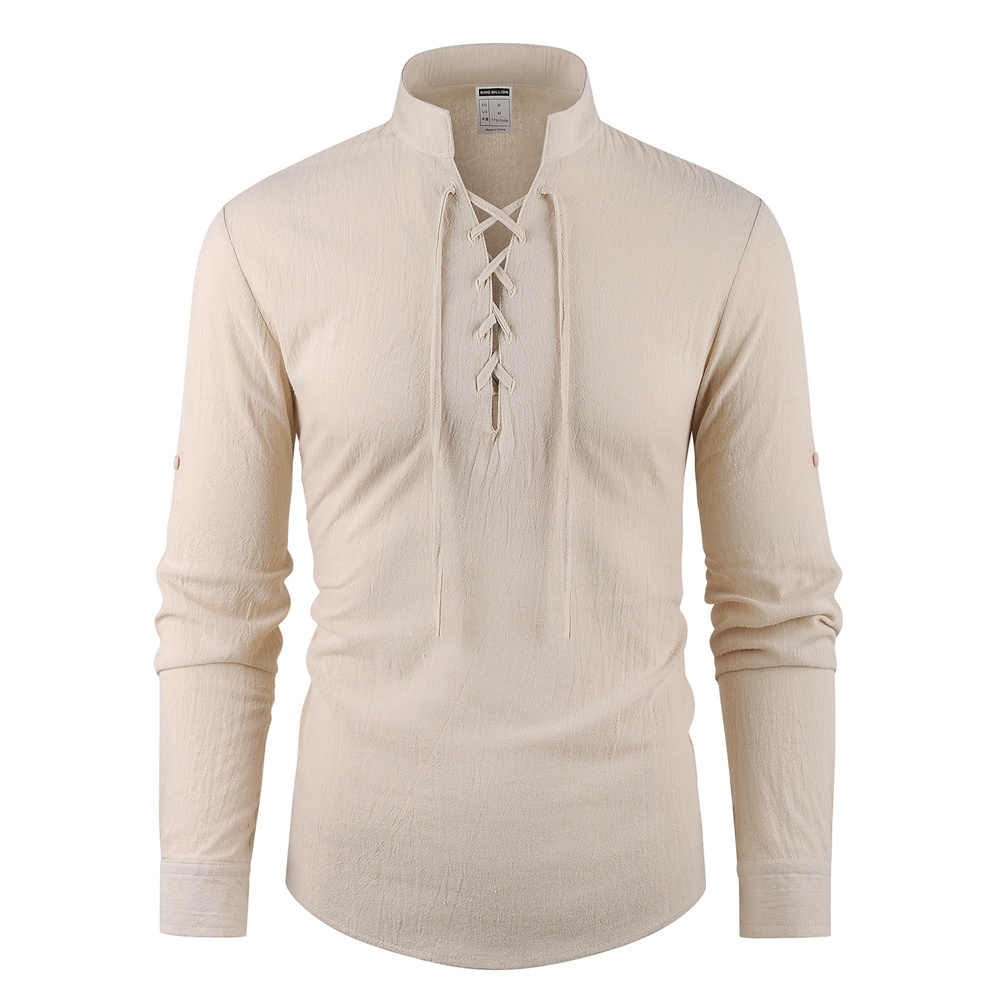 Men's Vintage V-neck T-shirt P - Summer Viking Clothing recension och pris