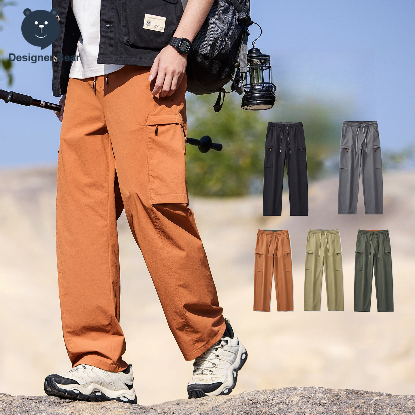 Brand Clothing Men's Cargo Pan - Summer Clothing Work recension och pris