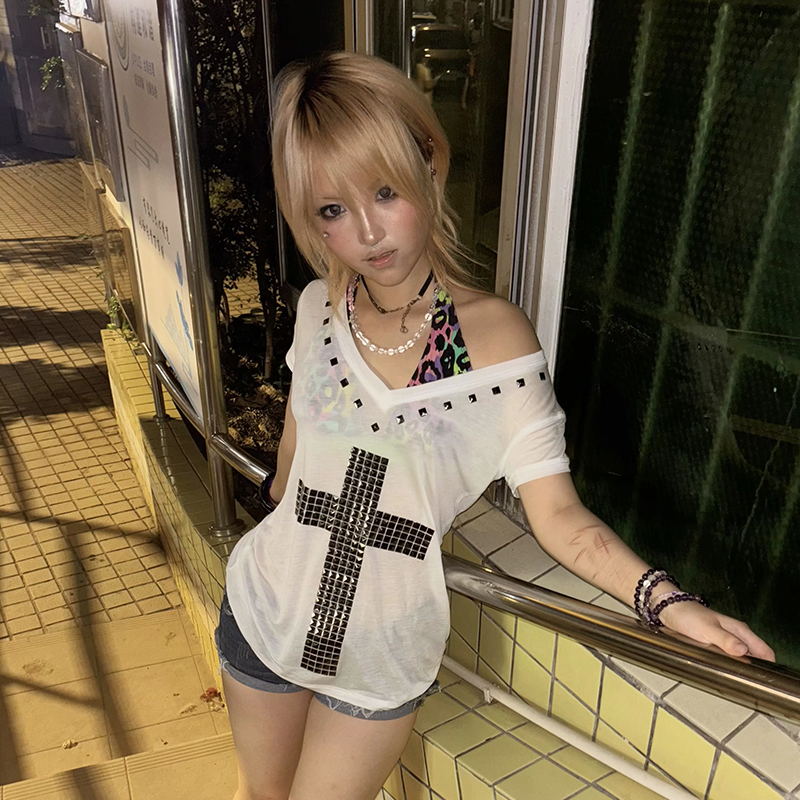 Karrram Japanese Y2k Metal Cro - Summer Grunge Clothing recension och pris