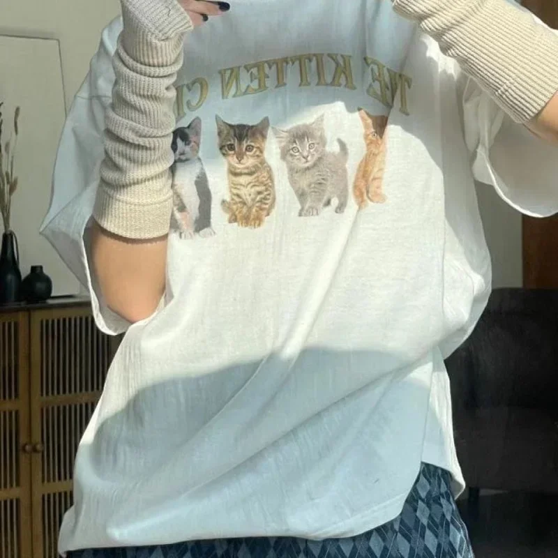 Kawaii Graphic T-Shirt 'The Ki - Summer Grunge Clothing recension och pris