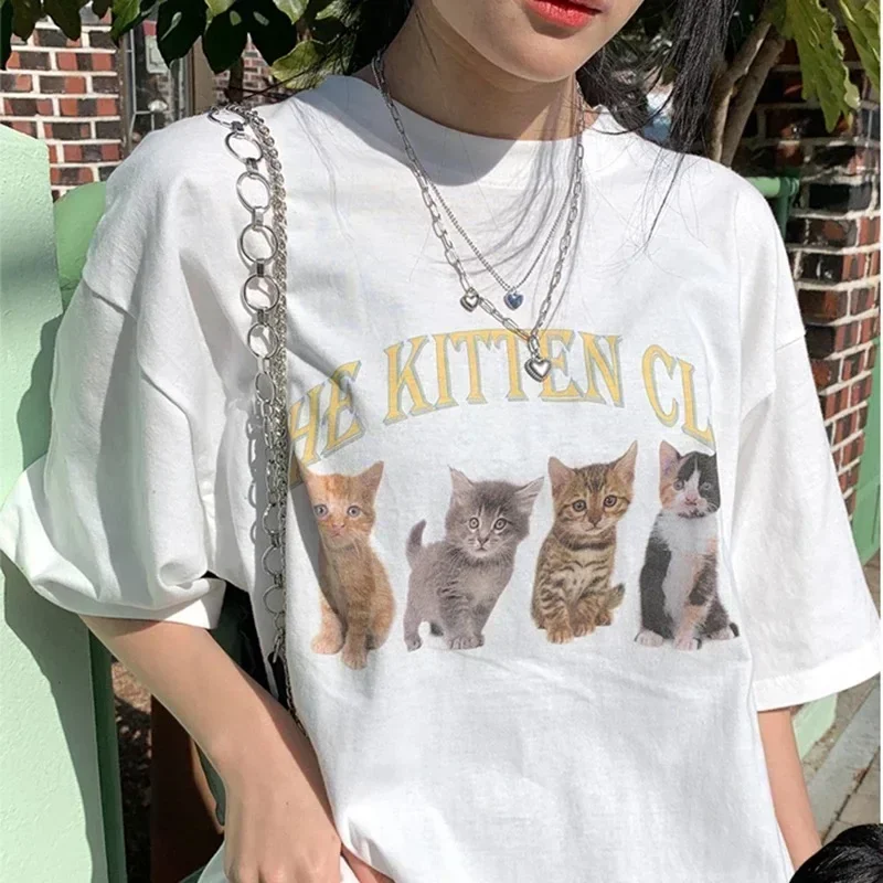 Kawaii Graphic T-Shirt 'The Ki - Summer Grunge Clothing recension och pris
