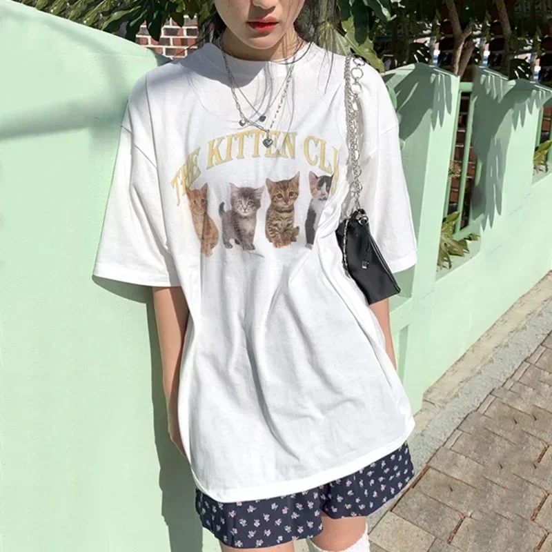 Kawaii Graphic T-Shirt 'The Ki - Summer Grunge Clothing recension och pris