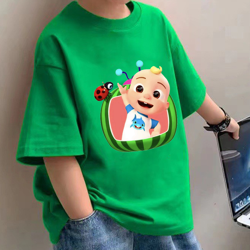 Cocomelons Baby T-Shirts Anime - Summer Kids Clothing recension och pris