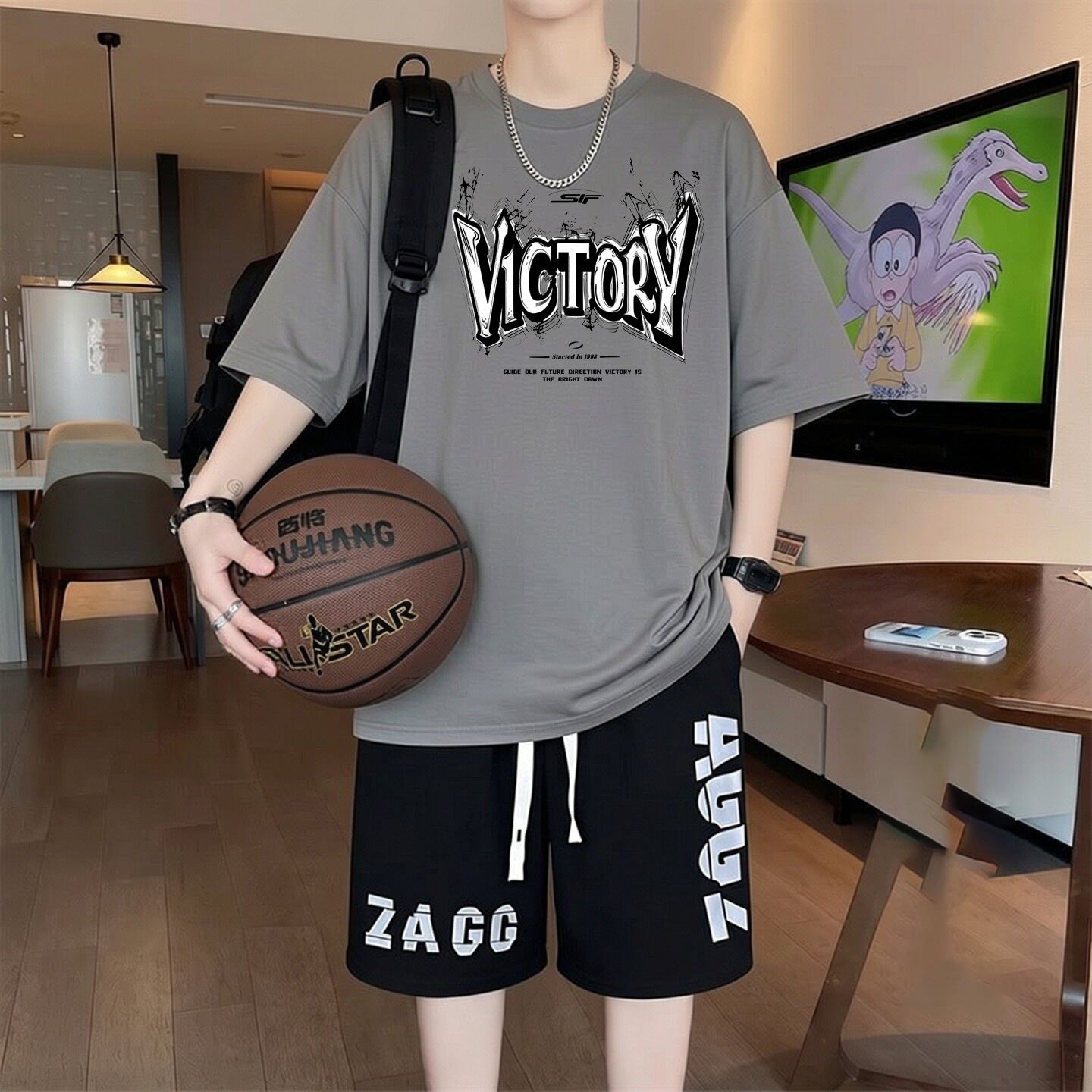 Summer Men T-shirts Sets Youth - Summer Youth Clothing recension och pris