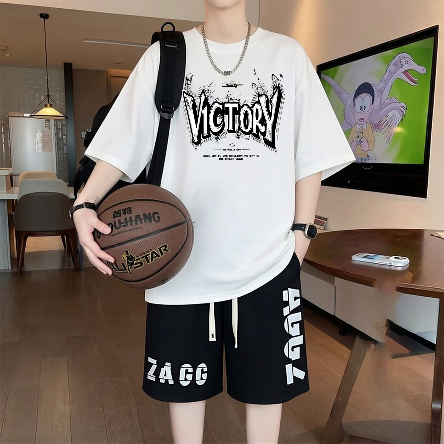 Summer Men T-shirts Sets Youth - Summer Youth Clothing recension och pris