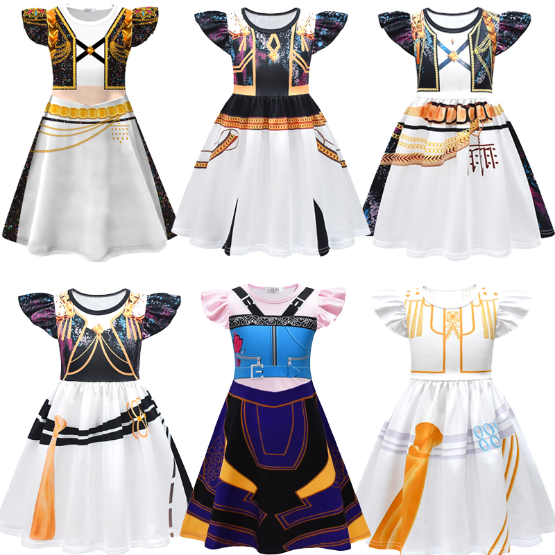 6 Styles Girls Cosplay Costume - Summer Kids Clothing recension och pris