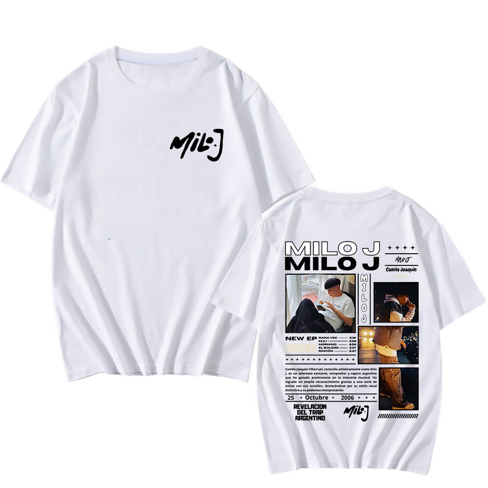 Milo J Men Retro T-Shirt Graph - Summer Grunge Clothing recension och pris