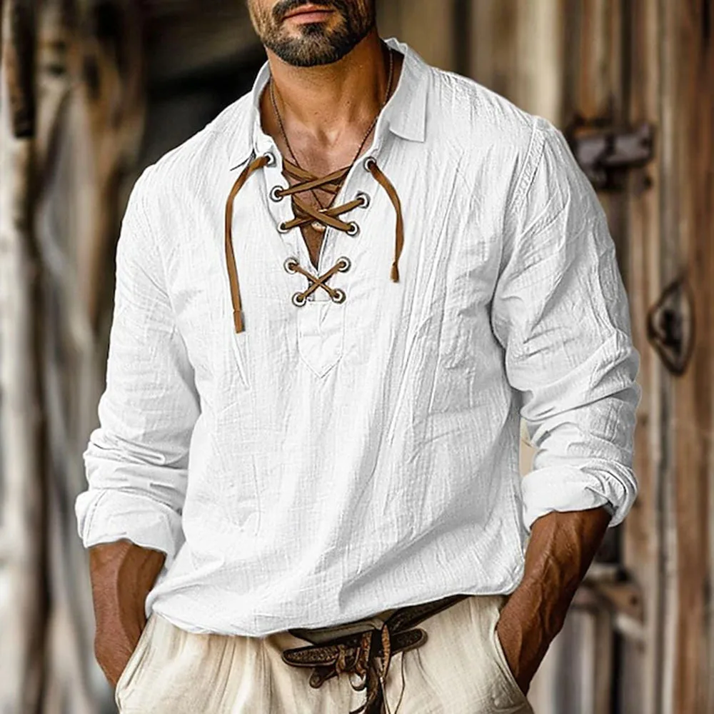 2024 Men's Renaissance Shirt P - Summer Viking Clothing recension och pris