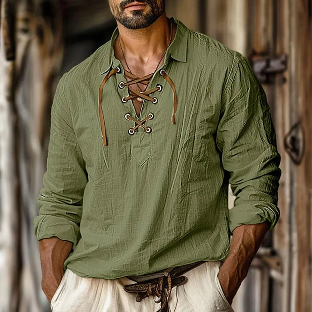 2024 Men's Renaissance Shirt P - Summer Viking Clothing recension och pris